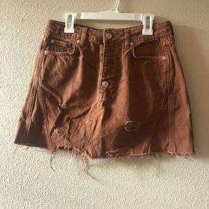 We The Free Free People Denim Skirt